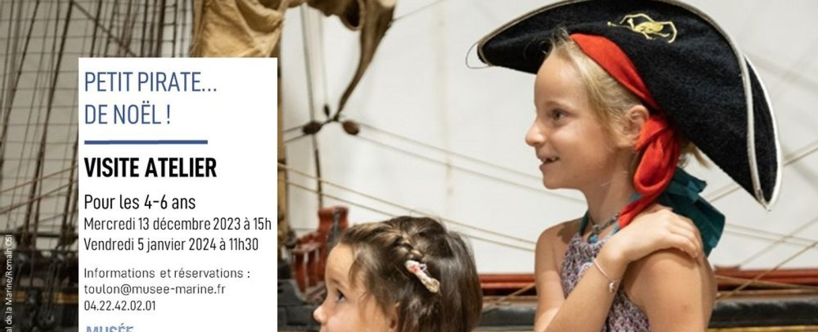 Visite-atelier « Petit pirate… de Noël ! »_Décembre 2023 et janvier 2024