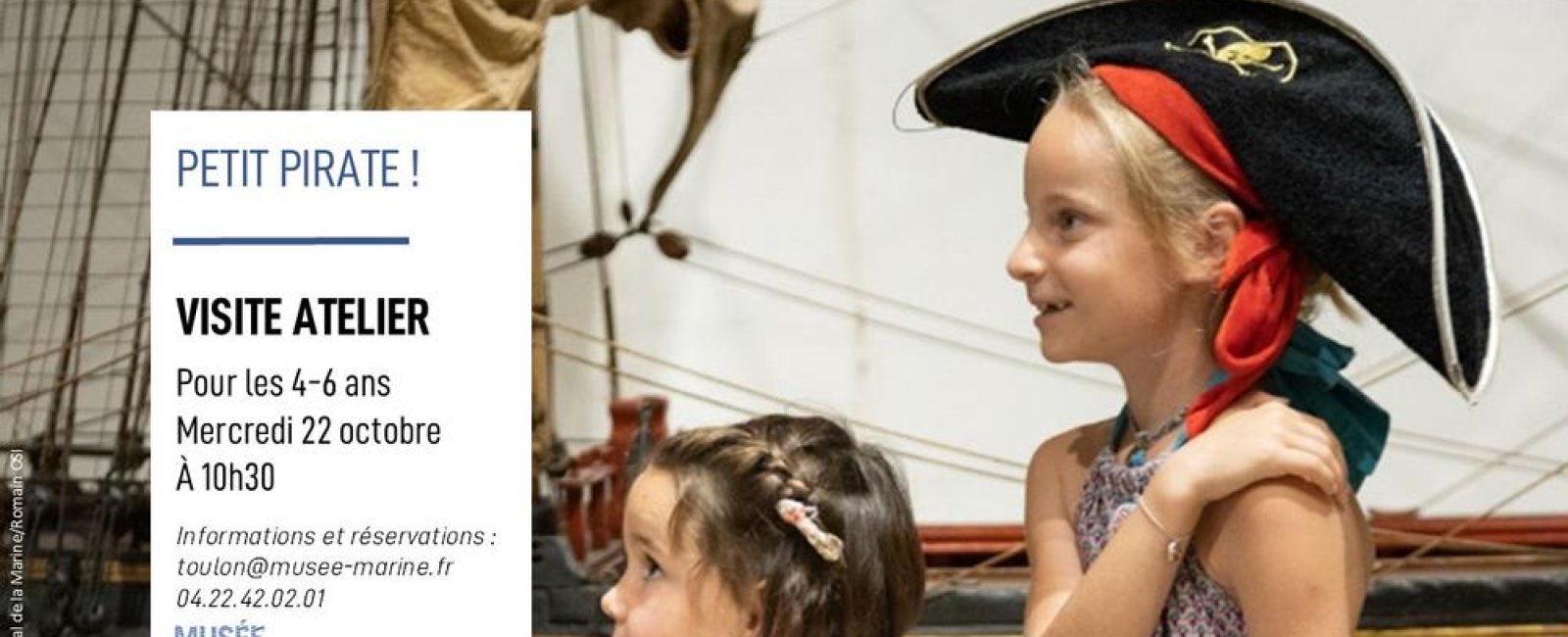 Visite-atelier Petit pirate © Musée national de la Marine