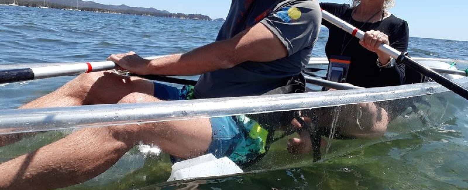 Location de kayak à fond transparent en Méditerranée Porte des Maures