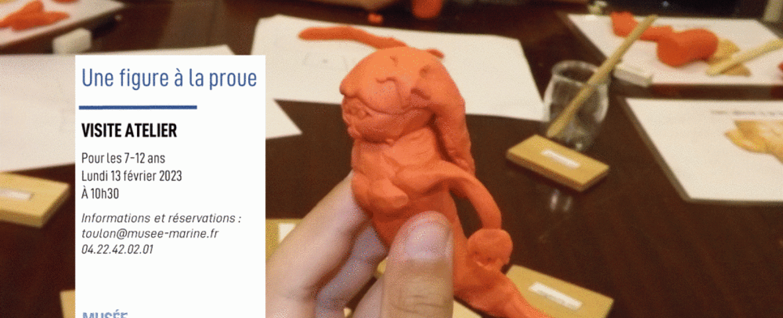 Visite-atelier Une figure à la proue