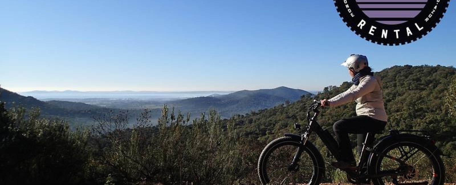 Vue Mer sorties VTT Massif des Maures