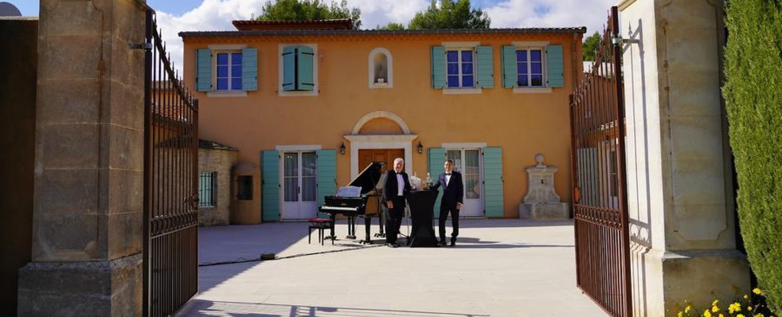 Récital dans les vignes