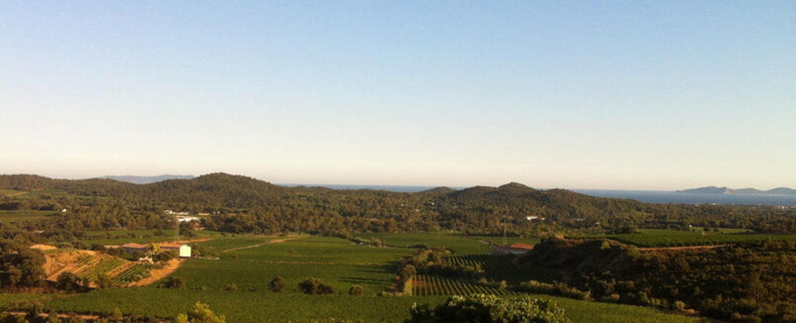 Piste valetanne vue mer couchant Piste valetanne vue mer couchant