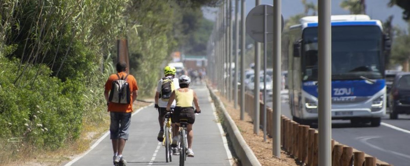 piste vélo aéroport Hyères