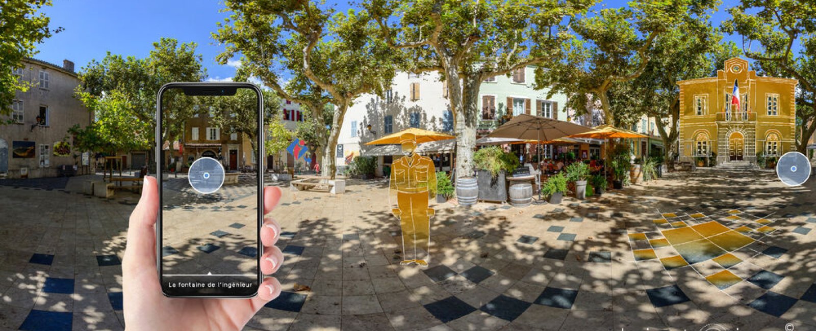 Balade virtuelle - place de la Libération