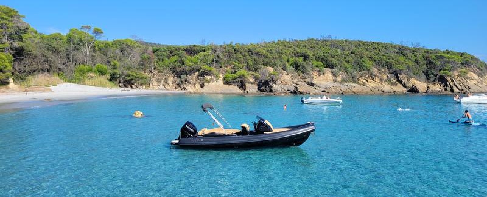 Balade en mer avec skipper autour des Iles de Porquerolles et de Port Cros