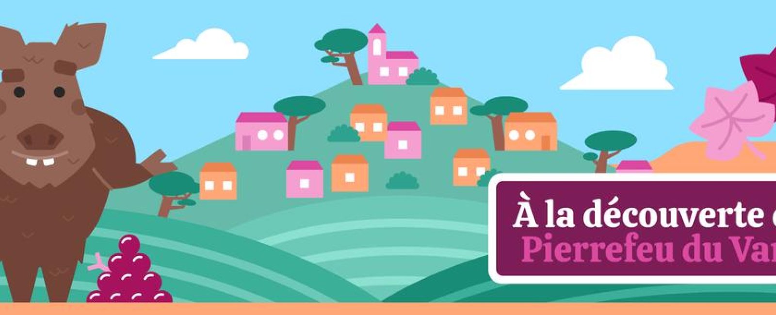 Balade interactive à la découverte de Pierrefeu du Var avec Baludik
