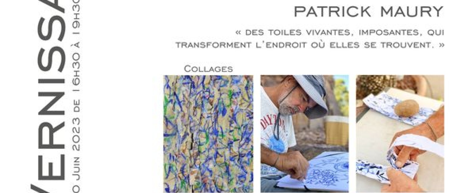 Vernissage Domaine de l'Anglade