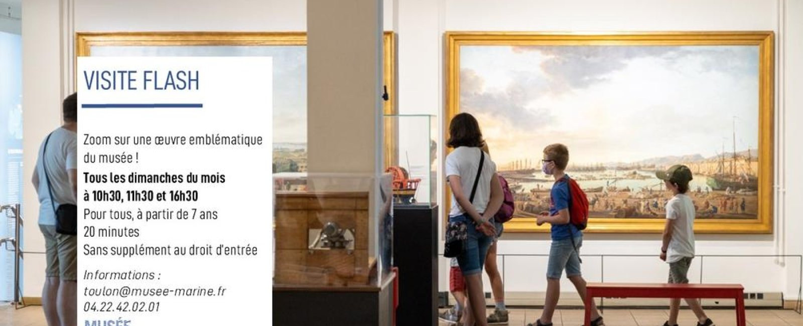 Visite Flash © Musée national de la Marine