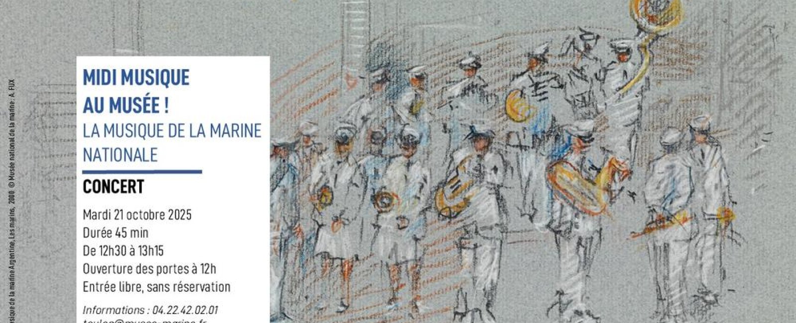 Concert de la musique © Musée national de la Marine