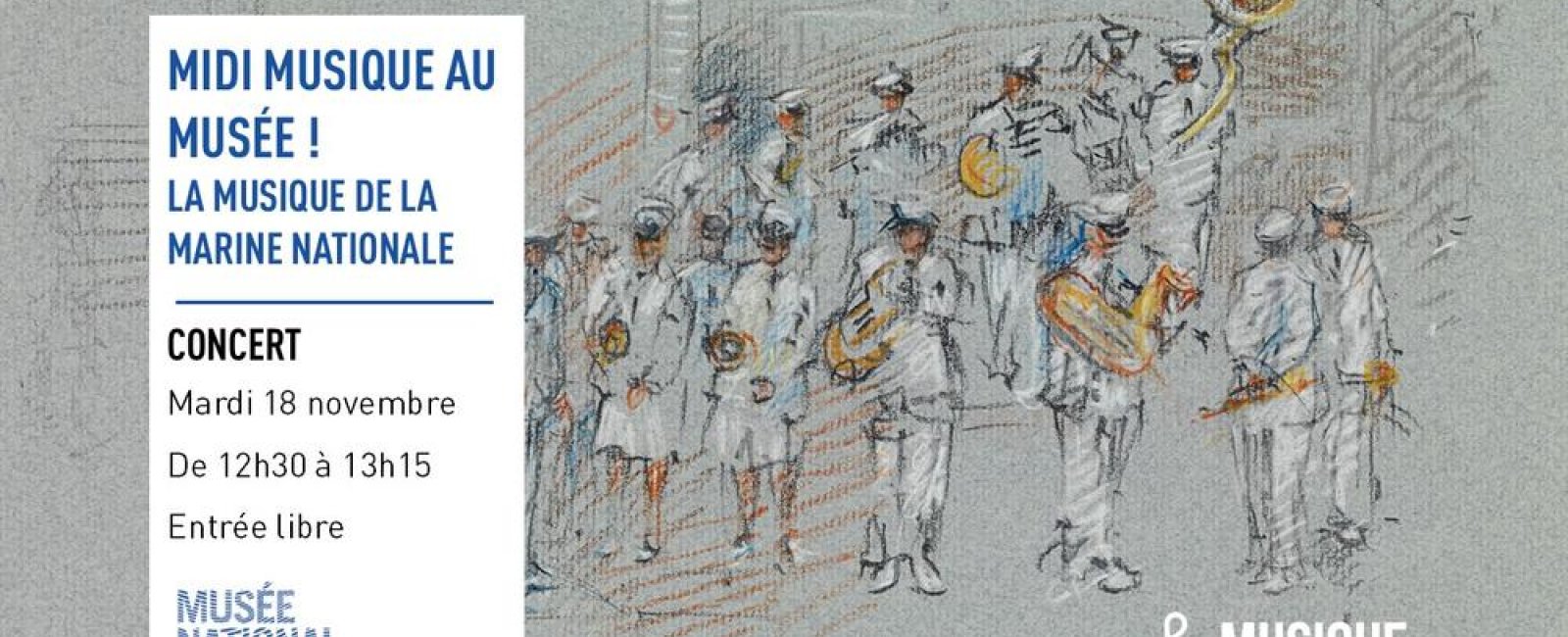 Concert de la musique © Musée national de la Marine