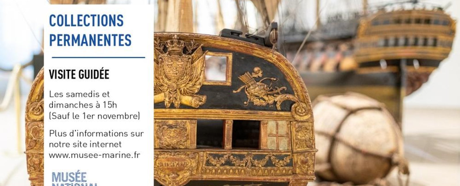 Visite guidée collection © Musée national de la Marine