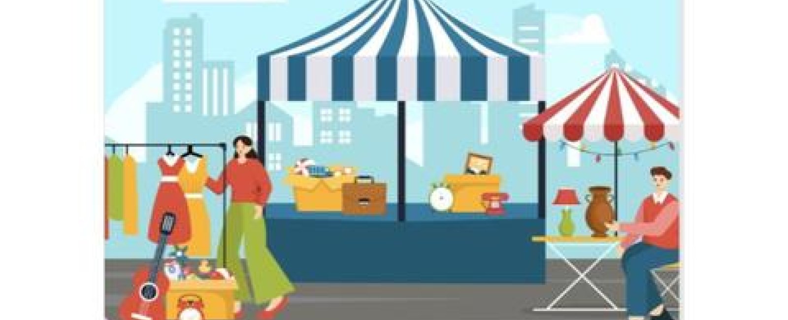 Vide grenier à Cuers