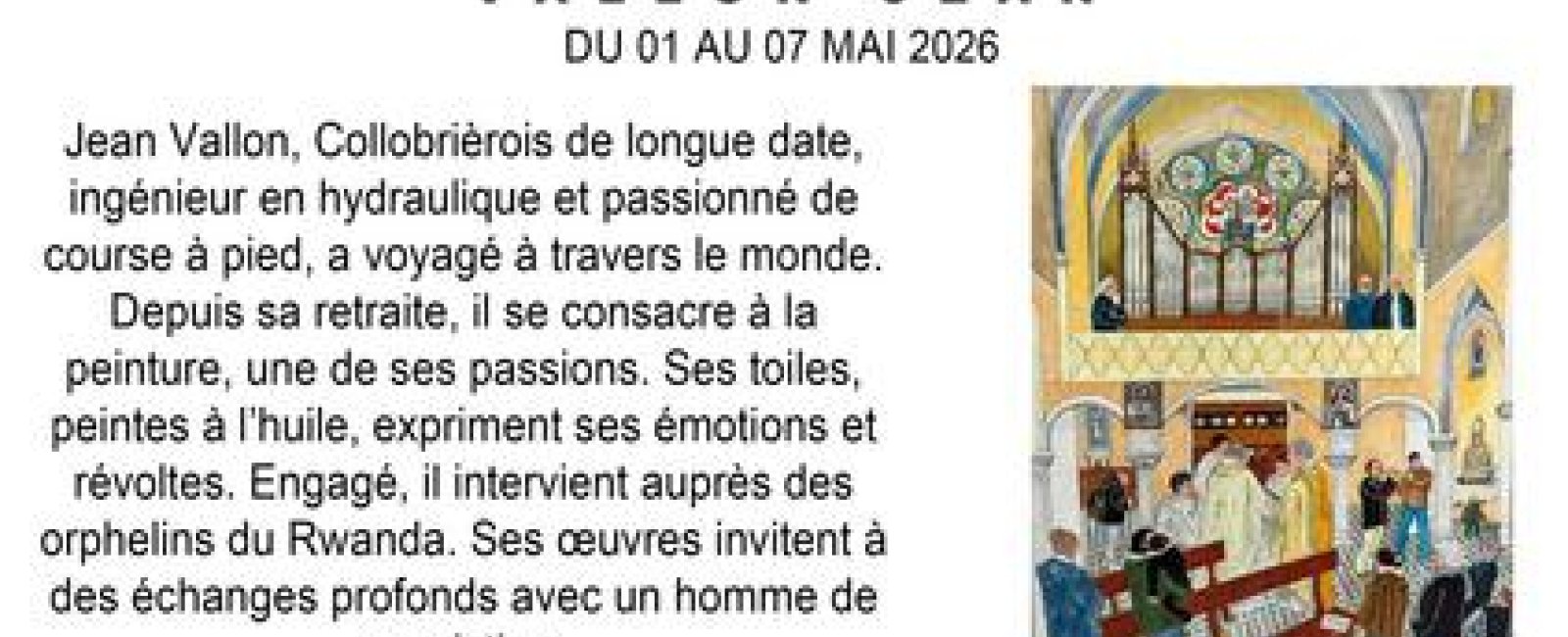 Exposition : Jean Vallon_Collobrières