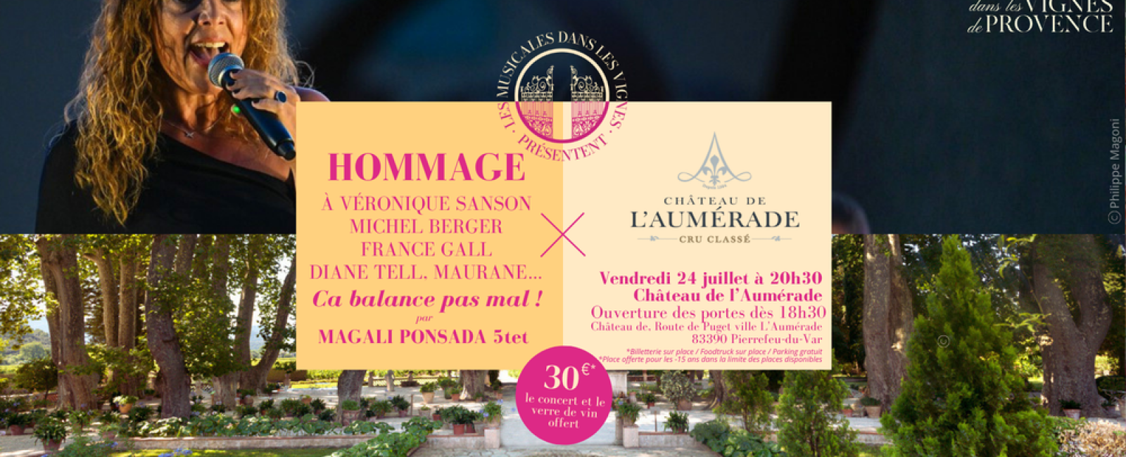 Concert, Ca balance pas mal au Château de l'Aumérade