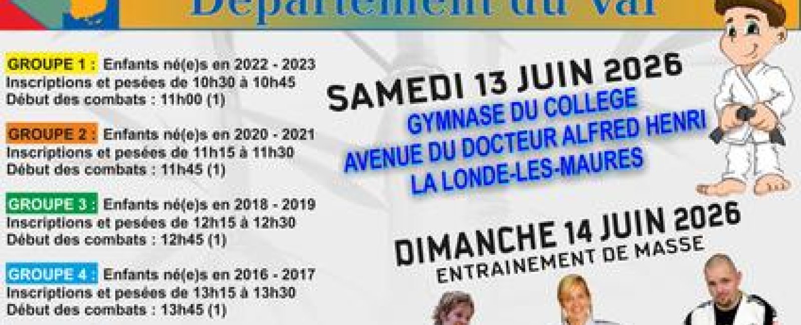 Le judo en Méditerranée Porte des Maures