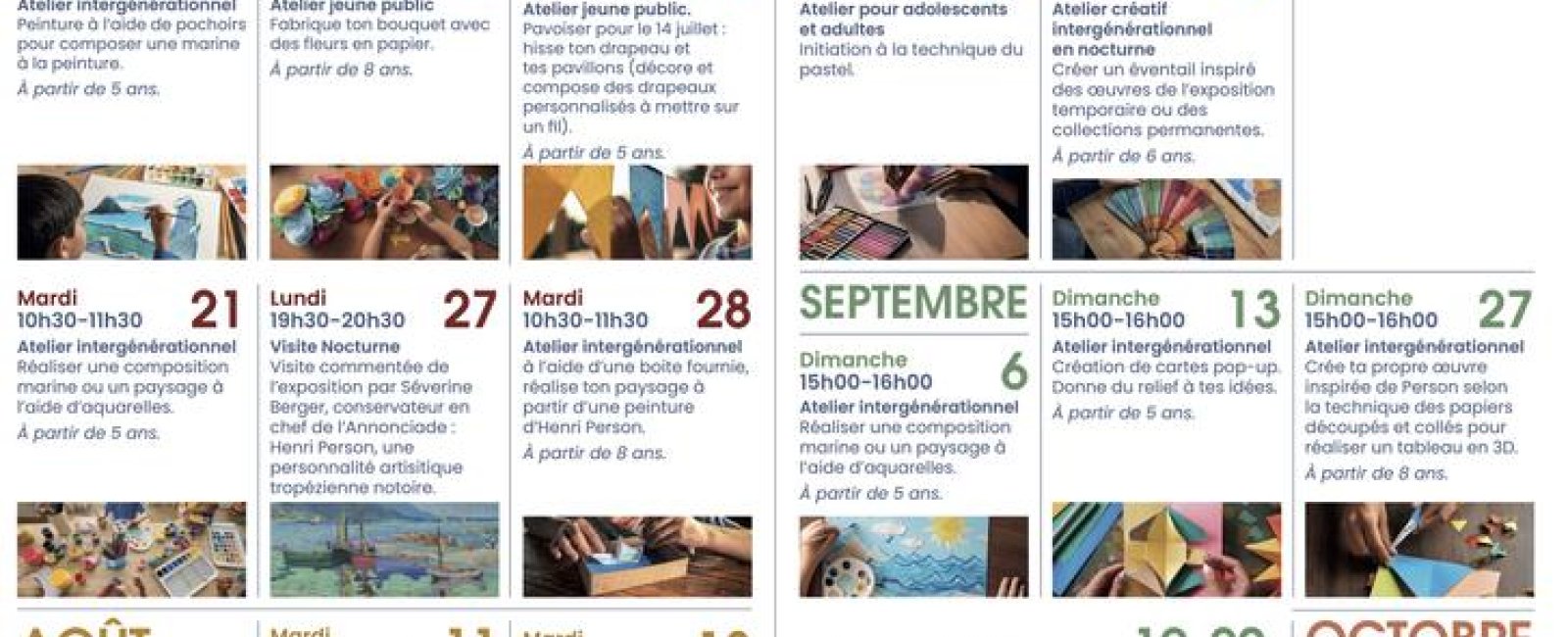 Programme culturel de l'été 2026 de l’Annonciade Musée d’art moderne de Saint-Tropez_Saint-Tropez