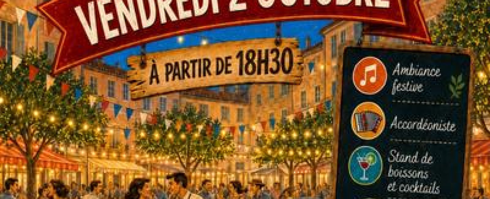 Les animations en fin de journée en Méditerranée Porte des Maures