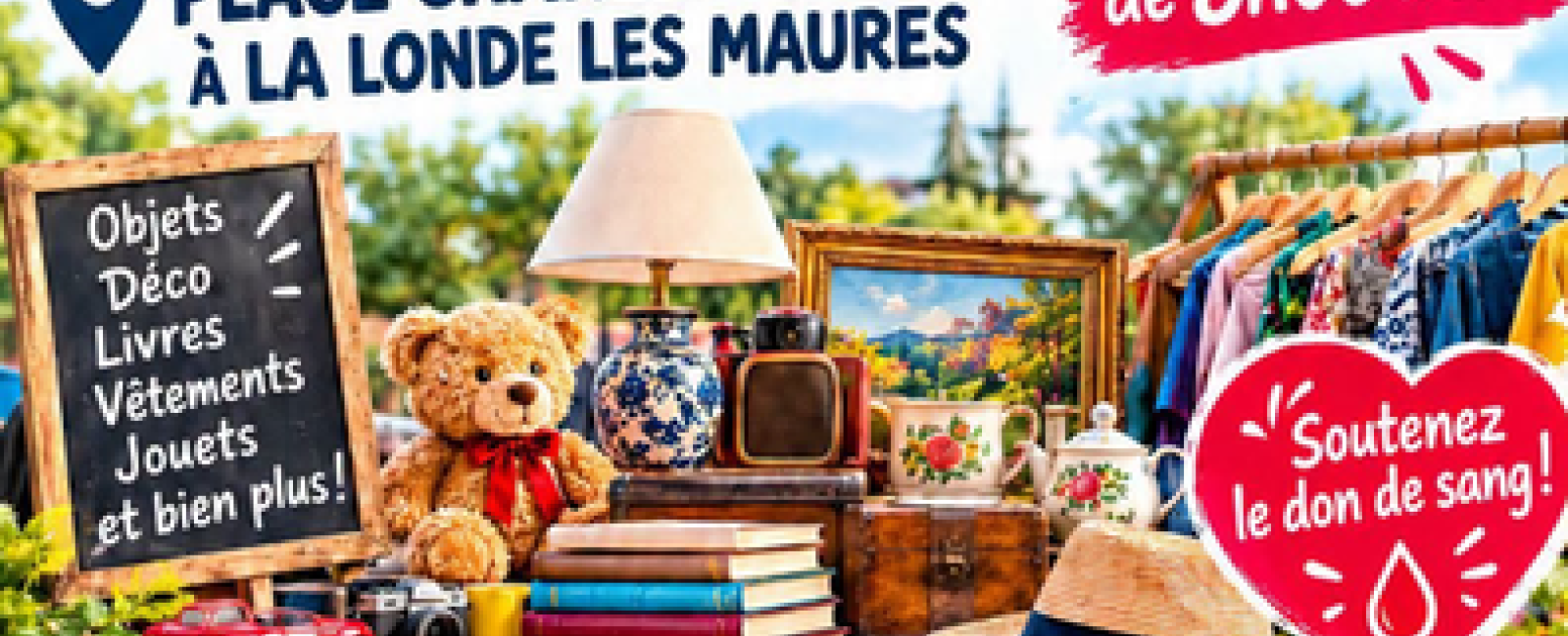 Les vide -grenier en Méditerranée Porte des Maures