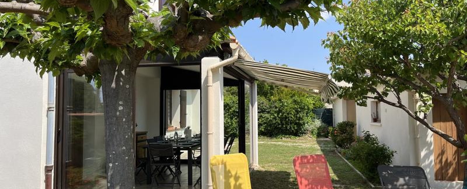 Charmant appartement en rez de jardin