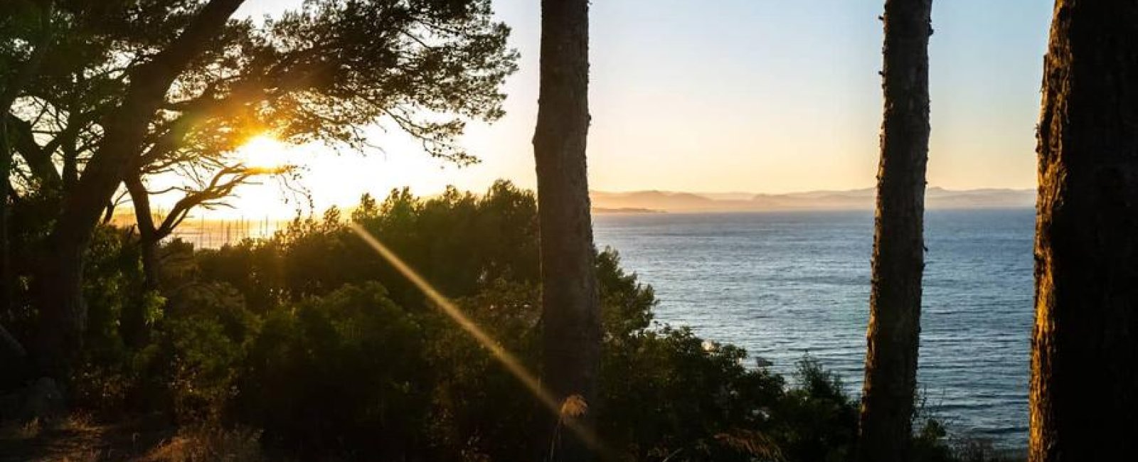 Coucher de soleil à Porquerolles