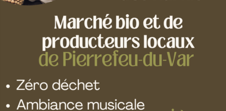 Marché local de Pierrefeu du Var