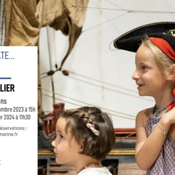 Visite-atelier « Petit pirate… de Noël ! »_Décembre 2023 et janvier 2024