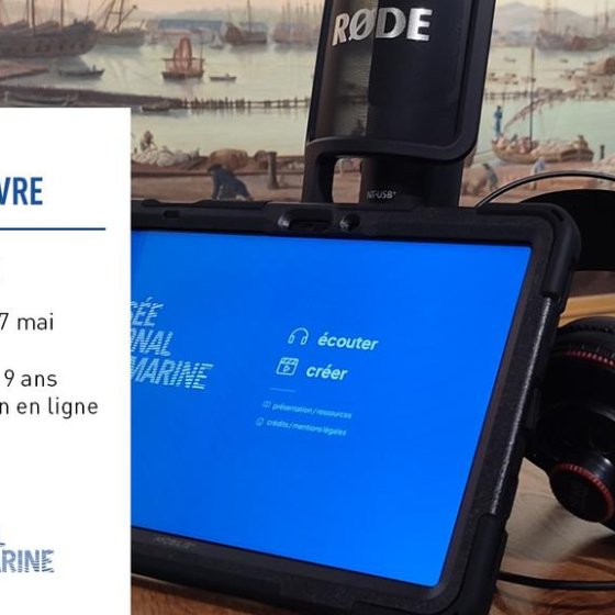 Visite-atelier « Remix ton œuvre » ©Musée national de la Marine Vincent Meheut