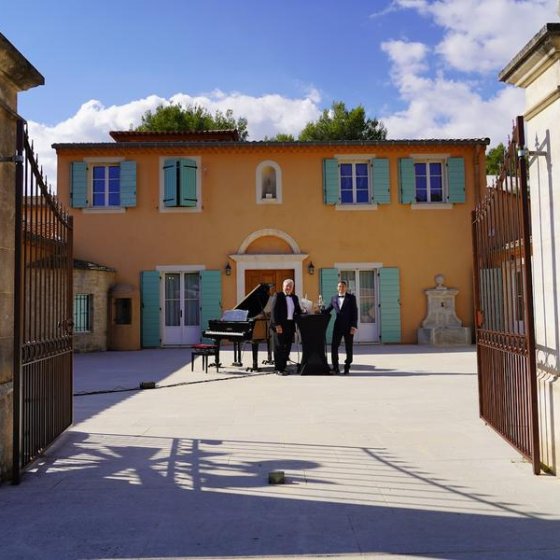 Récital dans les vignes