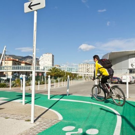 Piste Cyclable Palais des Sports Toulon