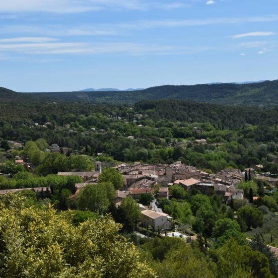 Panaroma sur les collines et le centre ville