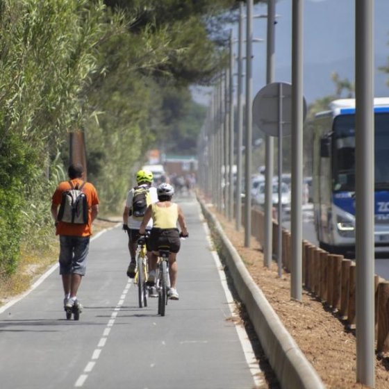 piste vélo aéroport Hyères