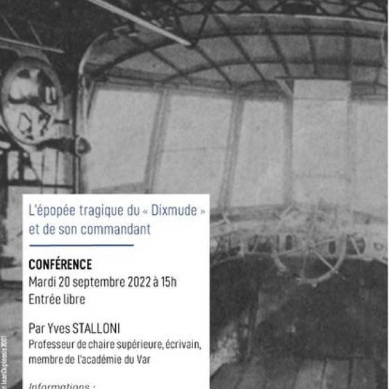 Conférence DIxmude ©Musée national de la Marine Conférence DIxmude ©Musée national de la Marine