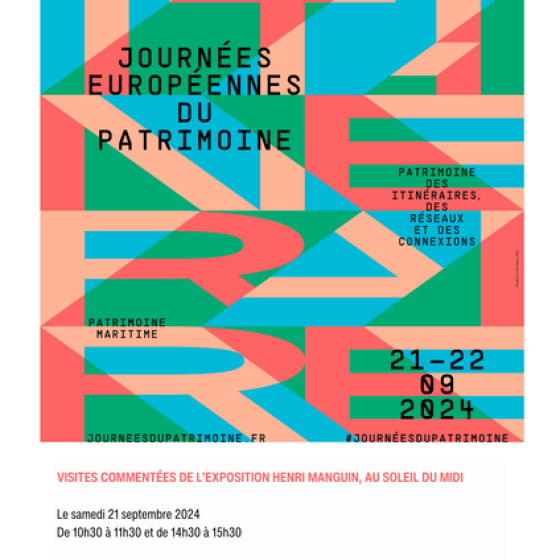 Affiche journées du patrimoine - Villa Théo Affiche journées du patrimoine - Villa Théo