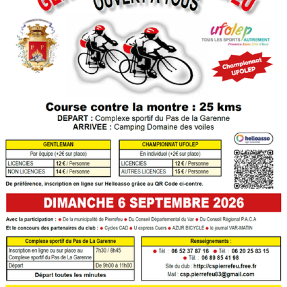 Les courses cyclistes en Méditerranée Porte des Maures
