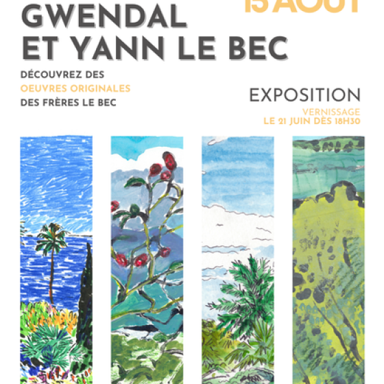 Exposition Gwendal et Yann Le Bec au Château La Tour de l’Évêque Exposition Gwendal et Yann Le Bec au Château La Tour de l’Évêque