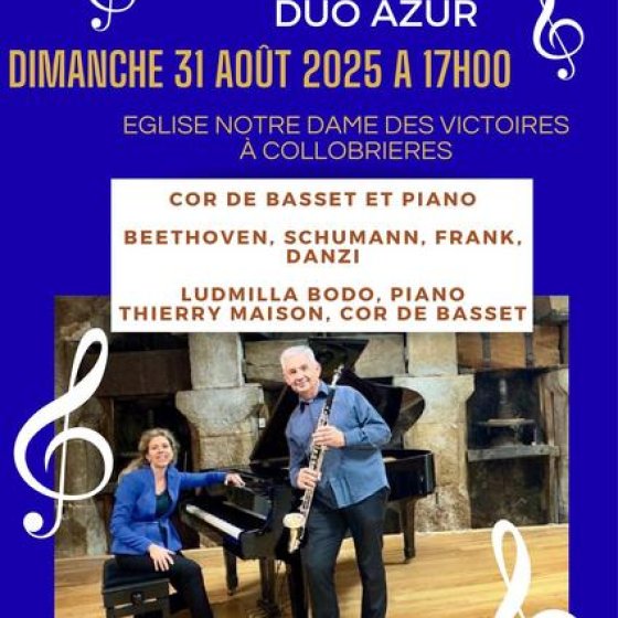 Concert Duo Azur à Collobrières