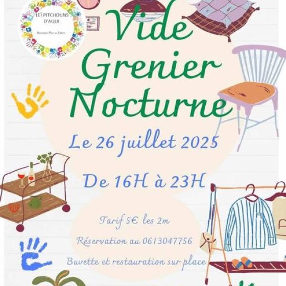 Vide grenier nocturne à Pierrefeu du Var Vide grenier nocturne à Pierrefeu du Var