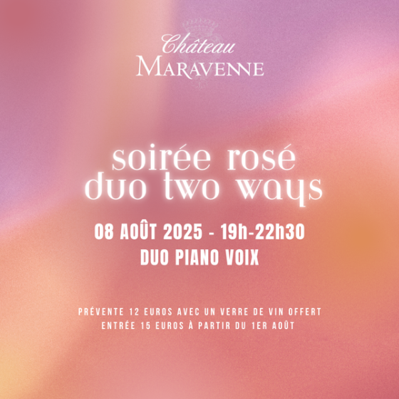 Concert Piano Voix au Château Maravenne Concert Piano Voix au Château Maravenne