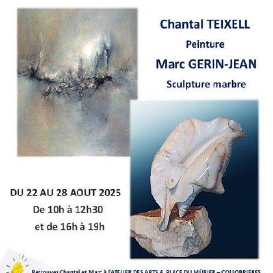 Exposition : Chantal Teixell et Marc Gerin-Jean_Collobrières