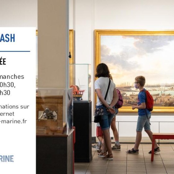 Visite Flash © Musée national de la Marine