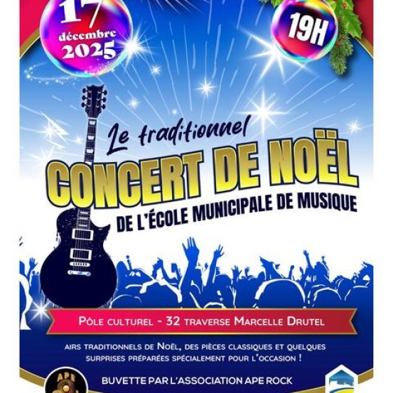 Concert de Noël de l'école de musique