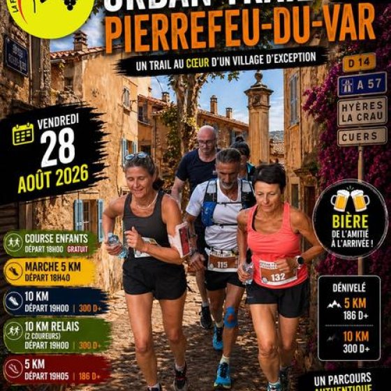 Les courses pédéstres en Méditerranée porte des Maures