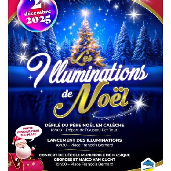 Inauguration des illuminations de Noël