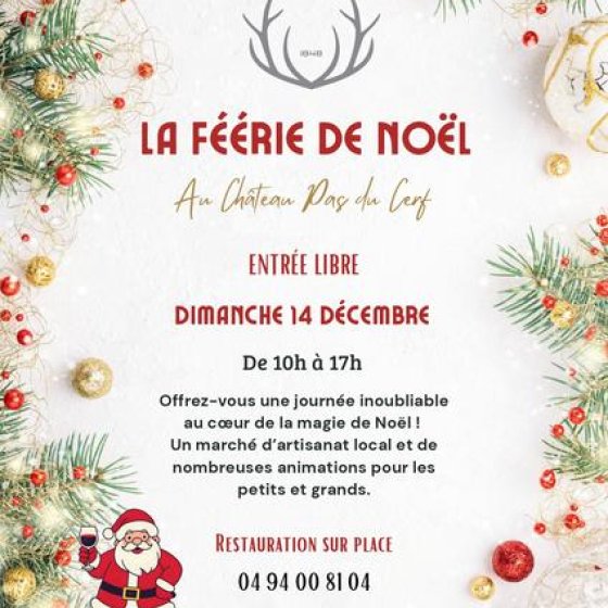 Marché de Noël au Château Pas du Cerf à La Londe