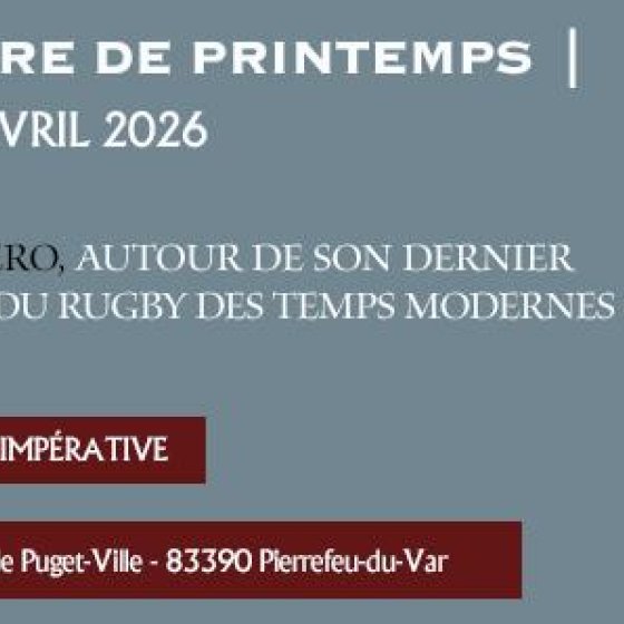 Causerie au Château de l'Aumérade à Pierrefeu du Var avec Daniel HERRERO