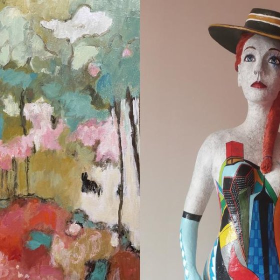 Exposition de peinture et sculpture en Méditerranée Porte des Maures