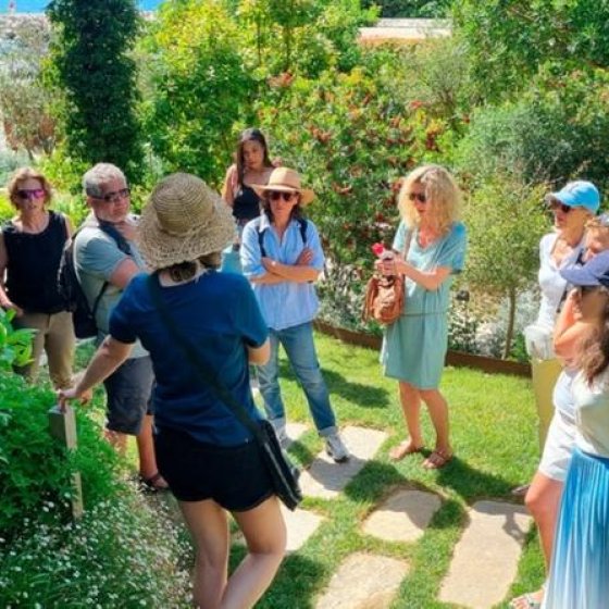 Rendezvous in the garden of the Musée du Niel_Hyères