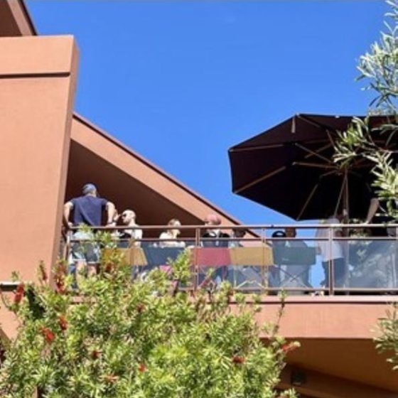 Art conversation with Shawn Serfas, Josh Mueller, Catherine Parayre and Stuart Reid at Musée du Niel_Hyères