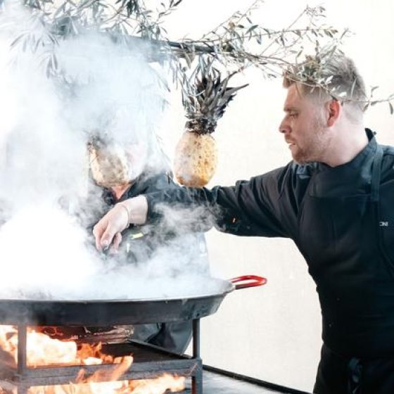 Restaurant éphémère au Château La Valetanne avec Pascal Barandoni à La Londe les Maures